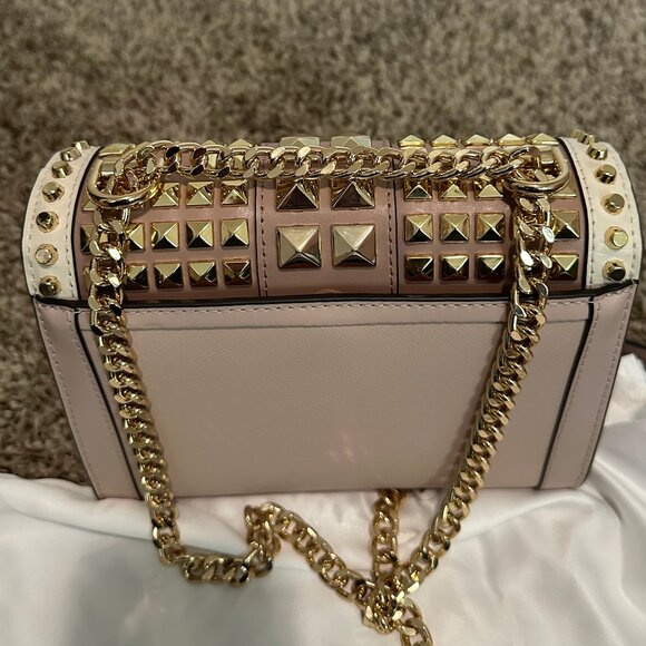 Michael Kors Whitney Small Studded Tri-Color Shoulder Bag - Picture 3 of 5